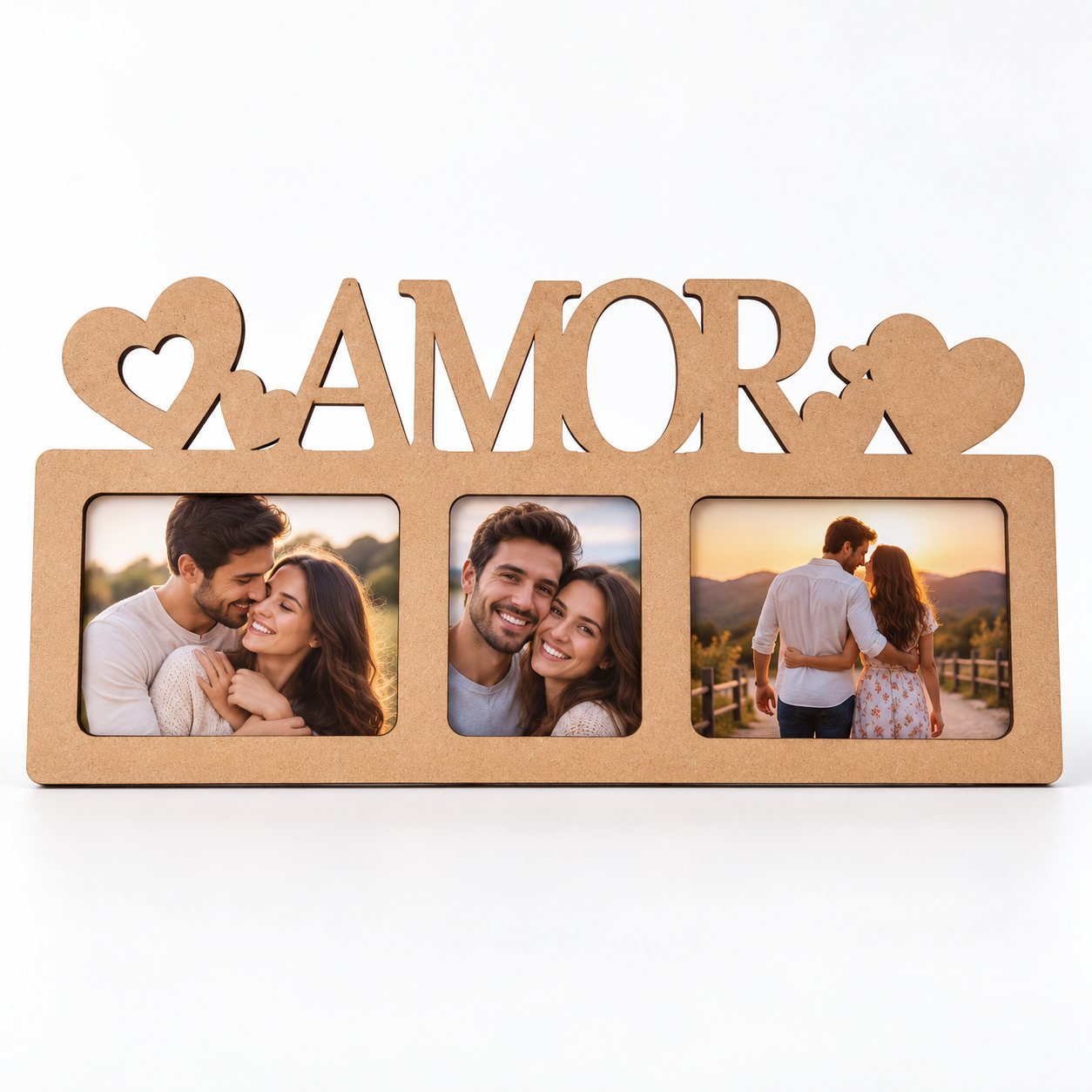 Porta-Retrato AMOR – Para 3 Fotos